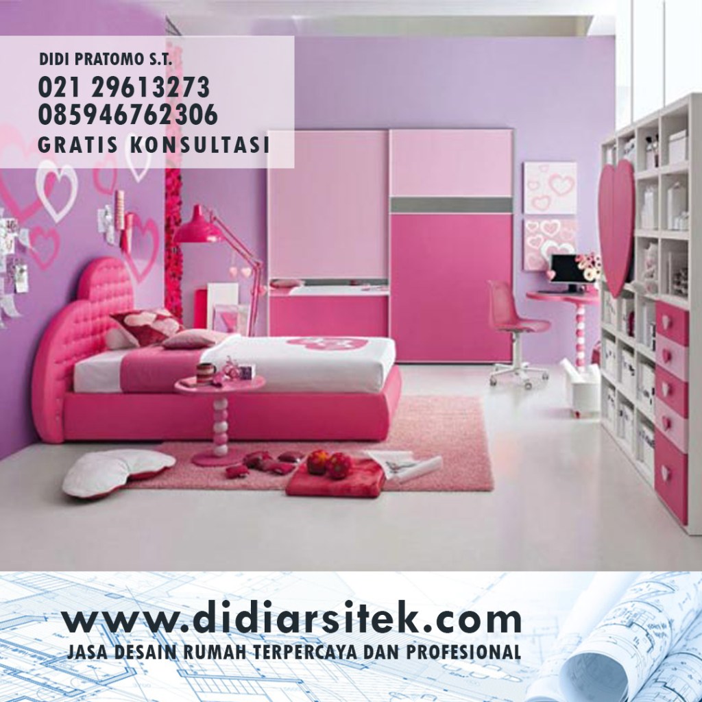 Jasa Desain Kamar Anak di Kemang Pratama