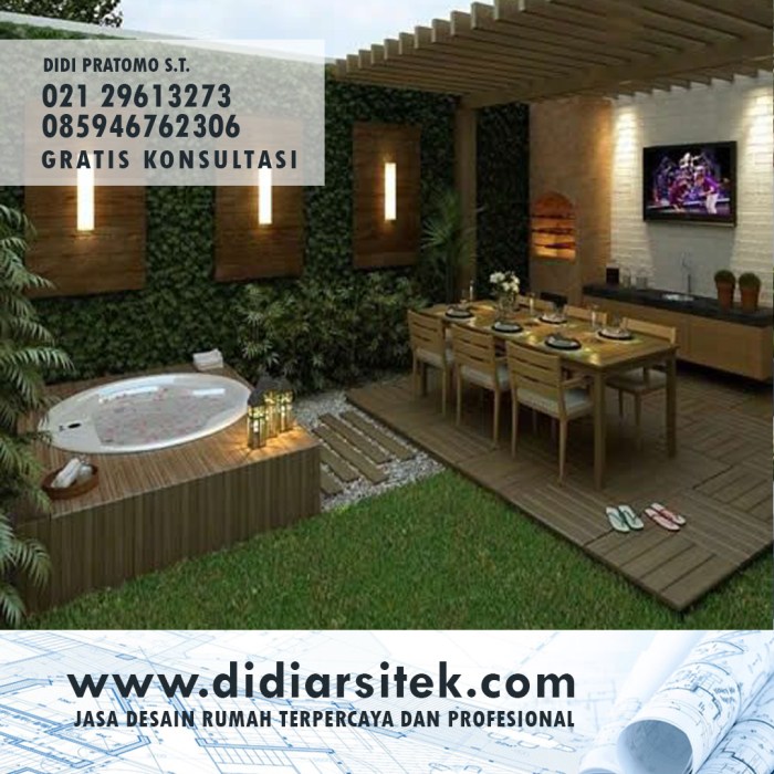 Jasa Gambar Denah Taman