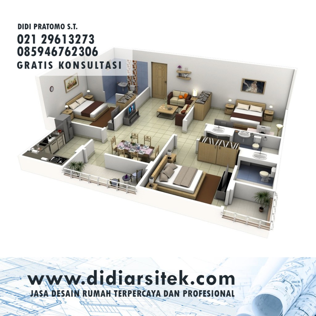 Jasa Desain Rumah 3D –&nbsp;didiarsitek.com