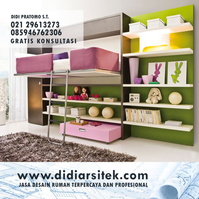 Jasa Desain Kamar Anak di Bekasi Selatan