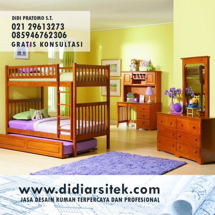 Jasa Desain Kamar Anak di Jakarta Selatan