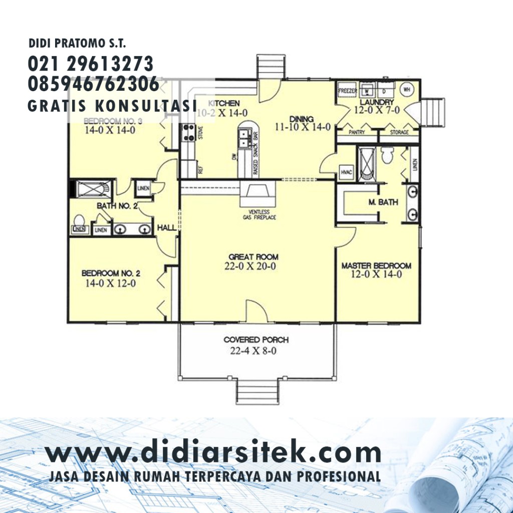 Jasa Desain Rumah 2D di Bogor |&nbsp;didiarsitek.com
