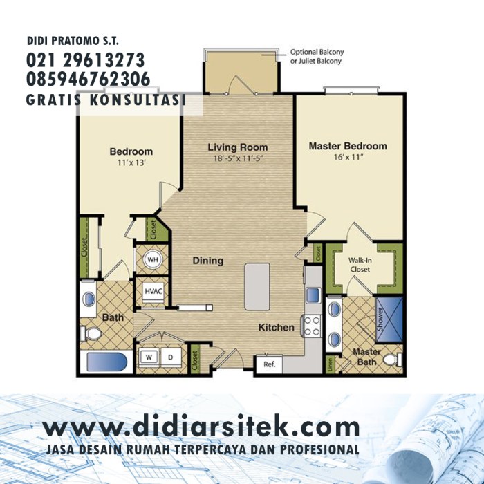 Jasa Desain Rumah 2D di Tangerang