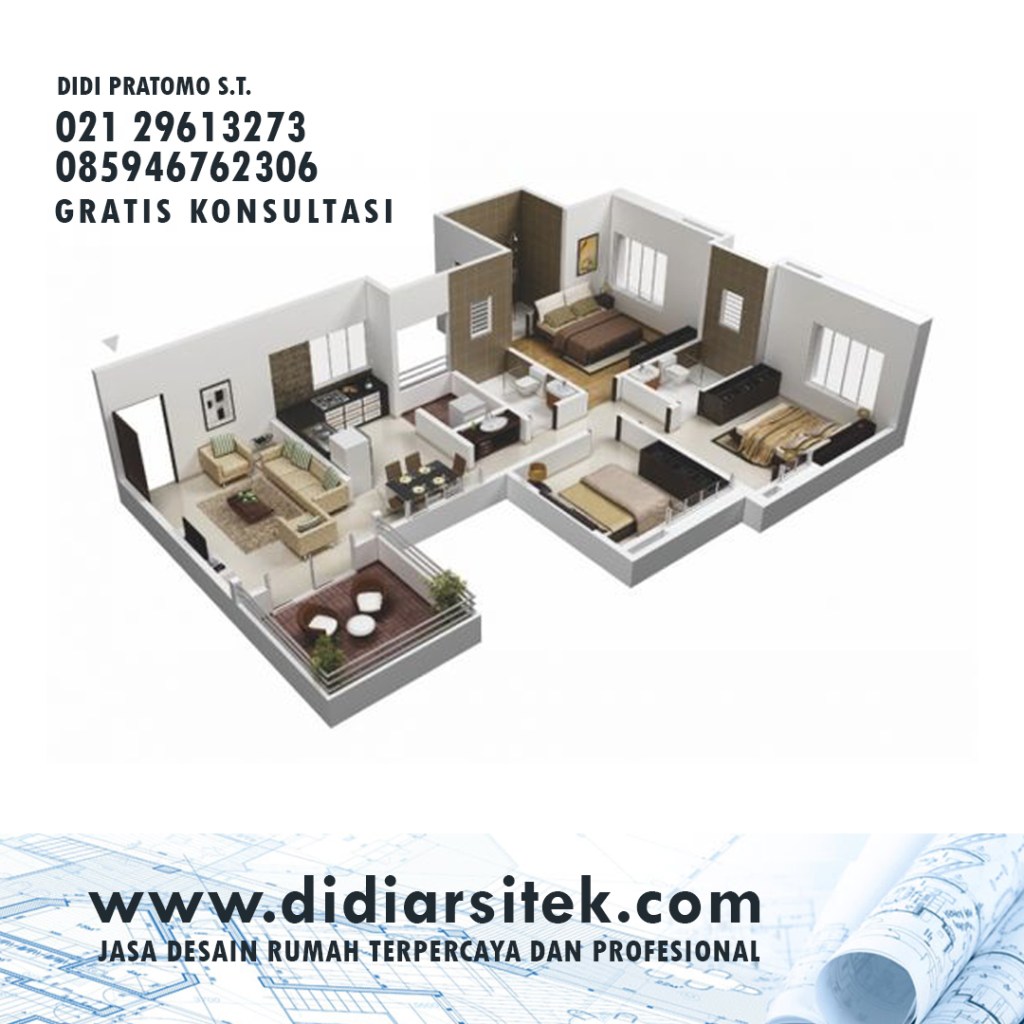 Jasa Gambar Denah Rumah di Jakarta Pusat |&nbsp;didiarsitek.com